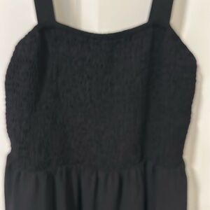 Long black jumpsuit